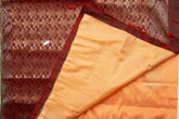 Peach Semi Soft Silk With Saree With Stitched Blouse - MIRASILKS Peach Semi Soft Silk With Saree With Stitched Blouse
